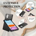 thumbnail image 2 of Insten Case for iPhone 12 Mini Case 5.4 Inch, Soft TPU Protective Cases with Reinforced Corners, Shock Absorption, Crystal Clear Black Slim Cover for Women Girls, 2 of 10