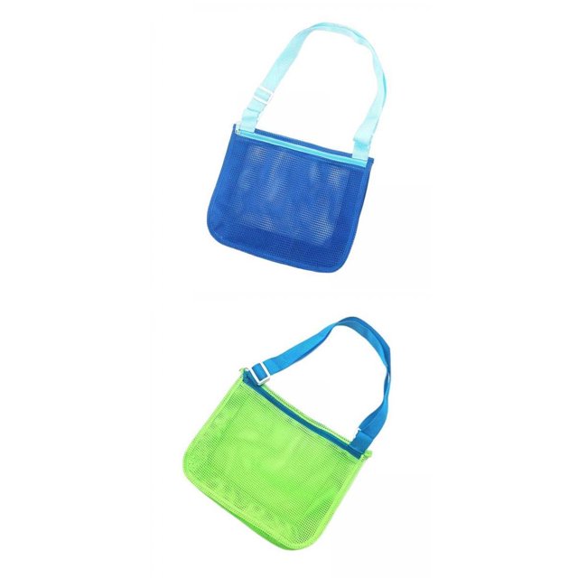 2 bolsas de juguetes de pya, bolsa y niñas, organizador de secado rápido Macarena bolsos de playa de malla