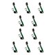 thumbnail image 3 of Cepillo para palos de golf de acero inoxidable Toystoory cepillos para zapatos de doble cara telescópicos ergonómicos herramienta de limpieza Verde sin tapa 10Conjunto, 3 of 6