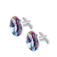 thumbnail image 2 of Peace Dove Elegant Men's Cufflinks for Formal Attire, Made of Stainless Steel, Ideal for Weddings and Business Meetings, 2 of 6