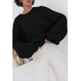 thumbnail image 2 of PRETTYGARDEN Chandails pour Femmes Printemps 2025 Tricot Torsadé Manches Longues Col Rond Chandail Ample Tenues, 2 of 8