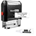 thumbnail image 3 of Custom Self Inking Rubber Stamp - 4 Lines - with Ink Bottle 5cc (A1848), 3 of 10
