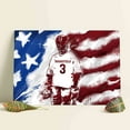 thumbnail image 3 of Lazaofficial Photos Print Canvas, American Flag Canvas, Baseball Decor, Personalized Wall Decor, Baseball Wall Decor, Baseball Wall Art, 3 of 8