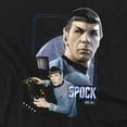 thumbnail image 2 of Star Trek Men's Spock T-shirt XXX-Large Black, 2 of 7
