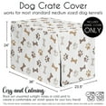 thumbnail image 6 of Sweet Jojo Designs Paw and Bone Dog Crate Kennel Cover 36in., 6 of 6