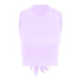 thumbnail image 5 of Conairie Ribbed Tank Tops For Women Scoop Neck Sleeveless Stretchy Ribbed Knit Crop Basic Blouses Solid Color Summer Casual Tee Purple S, 5 of 5