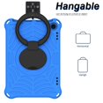 thumbnail image 3 of Dteck Case for Amazon Fire HD 8 2020 & Amazon Fire HD 8 Plus 2020, Heavy Duty Shockproof Rugged 3 Layer Kids Durable Case with Handle Kickstand Shoulder Strap,Blue, 3 of 8