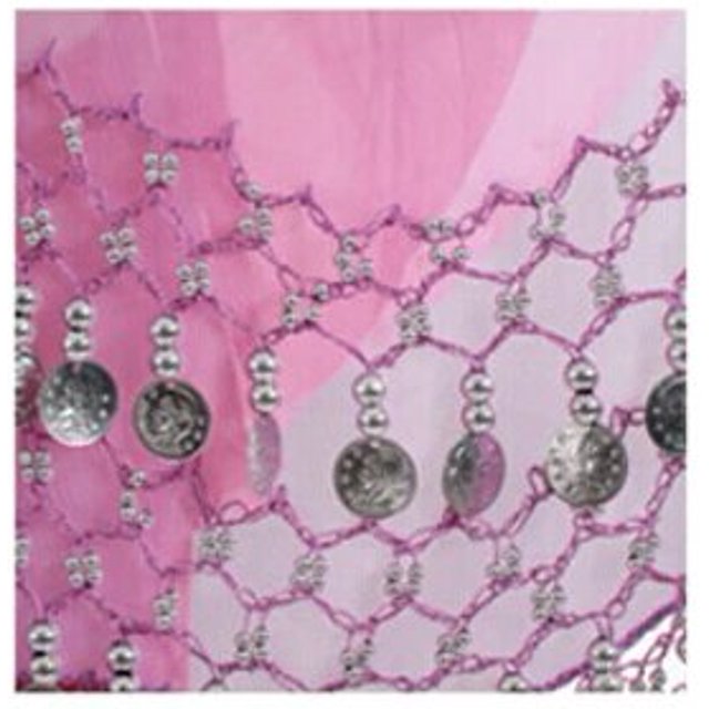 Child Waist Chain Dance Hip Scarf Kids Belly Dance Indian Dance Belt 12 colors 68 coins