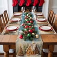 thumbnail image 5 of Christmas Placemats Set of 4, Candy Canes House Place Mats Xmas Tree Forest Snow Placemat Table Decoration for Kitchen Table Dinner Xmas Holiday Party Home Decor Indoor Outdoor 13x19 Inch, 5 of 9