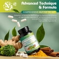 thumbnail image 4 of Akkermansia Probiotic Capsules | GLP-1 Supplement with Probiotics 15B CFU, Ceylon Cinnamon, Turmeric - 60 Capsules, 4 of 7