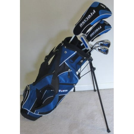 Left Handed Junior Golf Club Set with Stand Bag for Kids Ages 8-12 Jr. Boys Premium Professional Quality