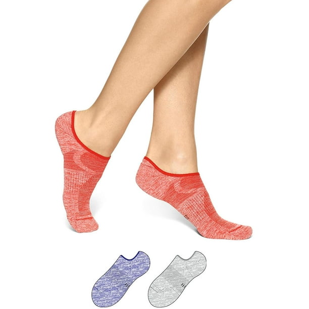 Hue HUE 3Pk. Compression Cushioned Liner Socks (Nude Shades, 911