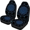 thumbnail image 6 of KUIFORTI Blue Mandala Auto Seat Cover Pack of 4, Automotive Interior Decor Trendy Accessories Car Front Seats and Rear Bench Cove Fashion Auto Interior for Car Sedan Auto Truck SUV, 6 of 7