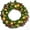 B-Green, variant on Qissep 20 inch Christmas Wreath, Pre-Lit Artificial Christmas Wreath for Front Door with LED Lights, Artificial Pinecone Red Berry,Christmas Door Decorations