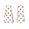 thumbnail image 7 of Naloa Hand Drawn Strawberry Print Women's Summer Spring Casual Beach Sundress,Vacation Sleeveless Tank Crewneck Loose Dresses, 7 of 7