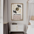 thumbnail image 3 of IDEA4WALL Framed Canvas Print Golden Sun and Moon with Hands Inspirational Illustrations Wall Art Abstract Artwork Contemporary Relax/Calm for Living Room, Bedroom, Office - 16"x24" NATURAL, 3 of 5