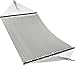 thumbnail image 3 of Jumbo Caribbean Hammock - 55 Inch - Soft-Spun Polyester - White, 3 of 4