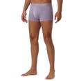 thumbnail image 5 of NOMADIC NOOK Men's 3 Pack Soft Elastic Waist Solid Color Regular Fit Basic Boxer Briefs 30 3 Purple, 5 of 6