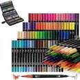 thumbnail image 1 of 80 Enmy Acrylic Paint Marker Set - Ncs Colors For Glass, Ceramic, Wood, Plastic, Canvas More - Non-piercing Paper Safe - Multicolor, 1 of 5
