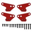 thumbnail image 1 of Xingzhi Front Rear Shock Absorber Lightweight RC Car Upgrade Part Lower Mounting Code Portable Crawler Damper DIY Accessories Parts Red/4 pcs, 1 of 6