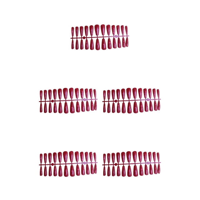 Qarigey 24 Uds. De uñas postizas extralargas, puntas de uñas postizas, decoración para mujeres, suministros para uñas, accesorio de manicura, Type2 NO2 Qarigey CBP456255