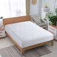 thumbnail image 1 of JML Protège-Matelas Matelassé Format Simple Housse de Matelas avec Poche Profonde Ajustée 16 Pouces, 1 of 5