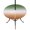 White Sage Green, variant on Round Outdoor Tablecloth with Umbrella Hole and Zipper, Red Duck Green Ombre Tablecloth with Elastic Waterproof, Contemporary Abstract Gradient Patio Table Covers for 36" - 44" Picnic Pool Tables