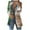Green, variant on Women's Printed Suit Cardigan Coat, Fashion Casual Long Sleeve Loose Comfortable Open Front Blazer for Daily Wear and Office Outfits, in Beige, Size L