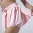 thumbnail image 1 of Short Sportif Décontracté pour Femmes à Haute Élasticité et Pantalon Court Doux pour la Randonnée à Vélo L Fluorescent Rose, 1 of 7