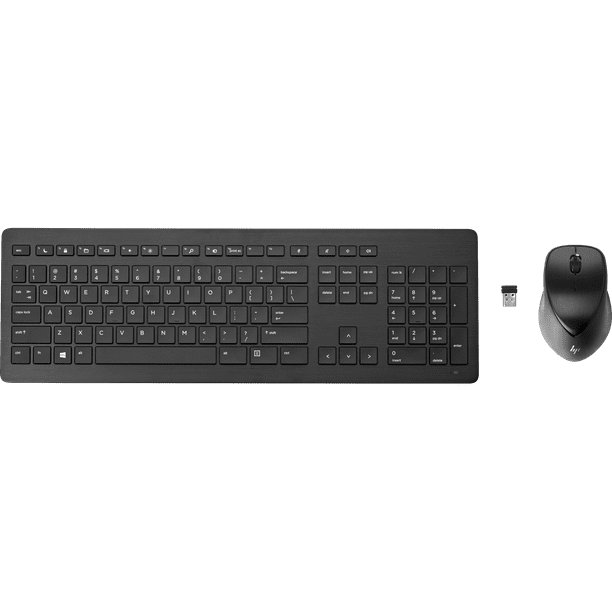 aluminium modder lood HP Wireless Rechargeable 950MK Mouse and Keyboard - Walmart.com