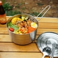 thumbnail image 3 of Omeite Outdoor camping mountaineering portable lunch pot folding pot 1.5L, 3 of 7