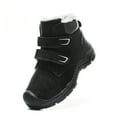 thumbnail image 4 of Cyiecw Kids Winter Outdoor Hiking Ankle Boots Warm Fur Snow Boots Anti Slip Trekking Walking Shoes Boys Girls, 4 of 7