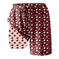 thumbnail image 4 of Womens Swim Shorts with Compresssion Liner 2026 Summer Casual Elastic Waist Leopard Print Board Shorts with Pockets Beachwear, 4 of 4
