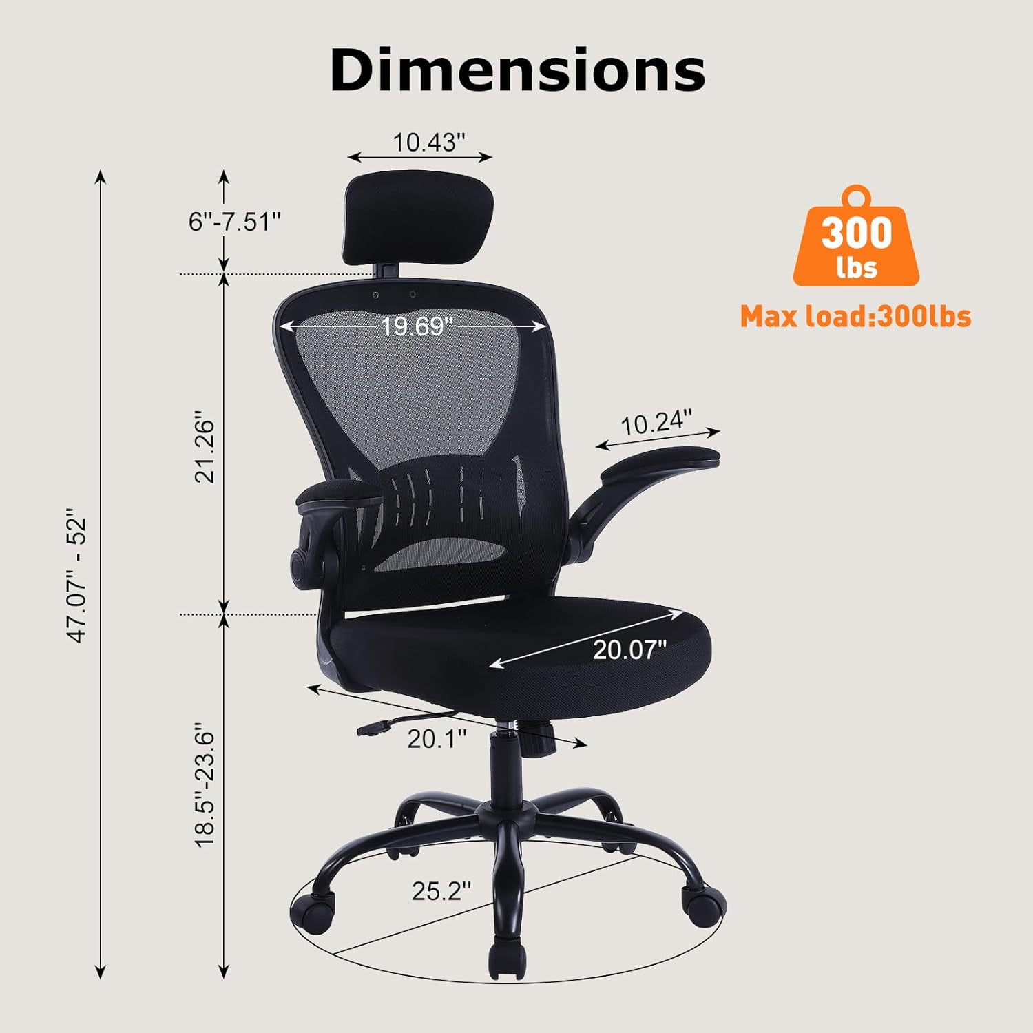 2 Pack Office Chair Ergonomic Desk Chair Comfort Adjustable Height with Wheels，Lumbar Support Mesh Swivel Computer Home Office Chair,Conference Room Chairs