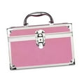 thumbnail image 6 of DOLITY Portable Makeup Bag with Mirror Cosmetic Storage Box for Vanity S Pink, 6 of 8