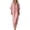 Pink, variant on Vivianyo HD Women's V-Neck Caftan Maxi Dress, Loose Fit Batwing Sleeve Long Dress with Side Slit, Women's Army Green, Sizes S-2XL