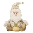 thumbnail image 2 of Decoraciones Figura decorativa de muñeco de nieve iluminado de una persona mayor para decoración de escritorio, ideal para fiestas en el hogar (1 unidad) [A] Rkxzt, 2 of 8