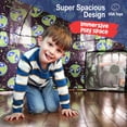 thumbnail image 6 of USA Toyz Air Dome Inflatable Indoor Outdoor Pop-Up Play Tent, Playhouse for Kids (Black), 6 of 6