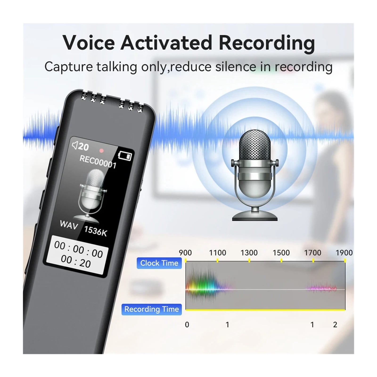Digital Voice Recorder Pen Max Support SD Card Portable MP3 Player Audio Recorder ,Powerful Feature