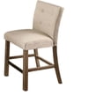 thumbnail image 2 of Best Master Hadley Solid Wood Counter Height Chair - Light Gray/Beige (Set of 2), 2 of 4
