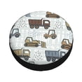 thumbnail image 3 of Gaeub Tractor and Dumper 14-17in Tire Cover, Spare Tire Cover, for Camper Caravan, Trailer, Car, Truck, SUV, Jeep - 14 inch, 3 of 9