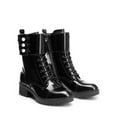 thumbnail image 5 of DREAM PAIRS Women's Combat Boots, Lace-Up Boots with Pearl Button Strap and Chunky Heel, 5 of 6