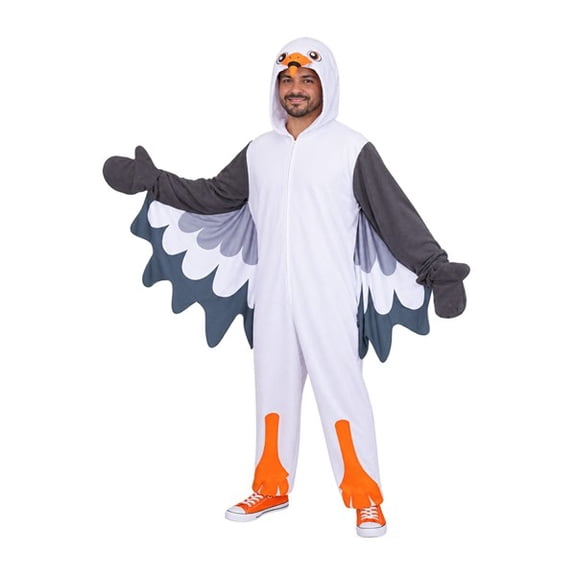 Adult Seagull Onesie Costume | Animal Costumes