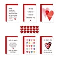 thumbnail image 3 of 12 tarjetas del día de San Valentín, tarjeta de cumpleaños de aniversario, tarjetas de notas en con corazón, tarjetas de felicitación del día, 3 of 6