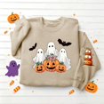 thumbnail image 6 of DIOAZUD Womens Halloween Sweatshirts Funny Ghost Graphic Pullovers Stretch Going Out Round Neck Long Sleeve Sweater Tops Halloween Costumes, 6 of 6