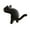 Black, variant on Fiocias Cat Hook for Desk Edge Handbag Hanger Cartoon Funny Desktop Ornament Self Sticky White