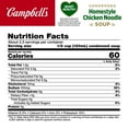 thumbnail image 5 of Campbell’s Condensed Heart Healthy Homestyle Chicken Noodle Soup 50% Less Sodium 10.5 oz Can (Pack of 7), 5 of 5