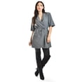 thumbnail image 1 of Blazer largo con jareta Roman Fashion /Juvenil, 5027 (Gris) gris M, 1 of 6