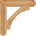 thumbnail image 3 of Ekena Millwork 6"W x 34"D x 34"H Legacy Craftsman Rough Sawn Bracket, Western Red Cedar, 3 of 4