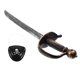 thumbnail image 2 of 1 set Pirate Sword and Eyepatch Pirate Temo Decoraciones de fiestas temáticas Cosplay Pirates Props, 2 of 7